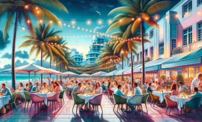 Miami Beach’s Outdoor Dining Scene