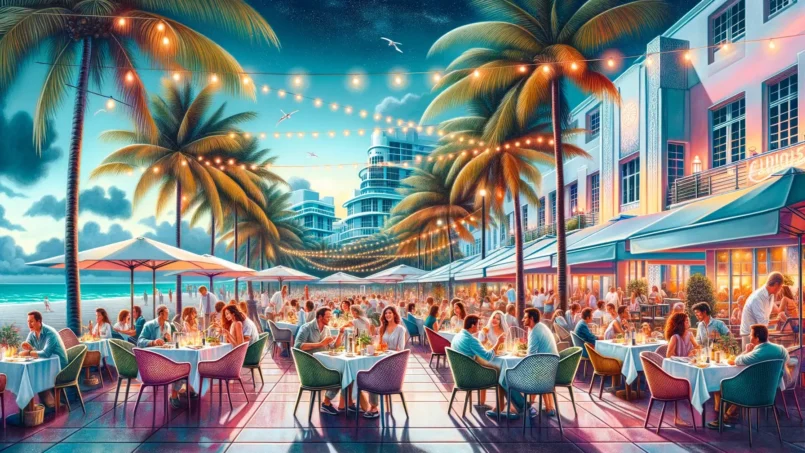 Miami Beach’s Outdoor Dining Scene